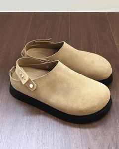 Suede Rivet Mule *Beige 230 Same-day shipping available