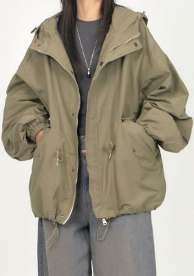 Hood Boxy Field Jacket ZI008