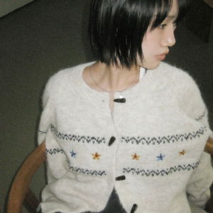 ウールデイジーダッフルカーディガン