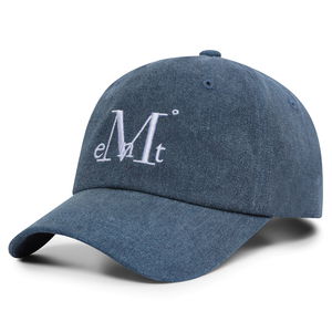 MUCENT SIGNATURE BALL CAP (Pigment dyeing navy) 무센트 시그니처 볼캡 (피그먼트 다잉 네이비)