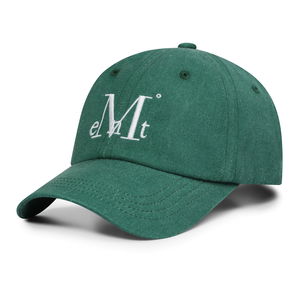 MUCENT SIGNATURE BALL CAP (Pigment dyeing olive green) 무센트 시그니처 볼캡 (피그먼트 다잉 올리브 그린)