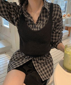 Yuhendi Wool Alpaca Crop Knitwear Bustier - 5 Colors