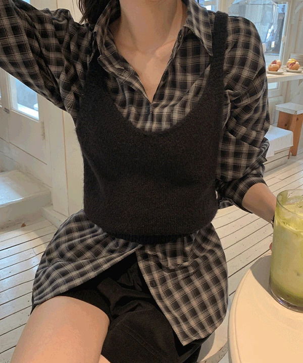 Yuhendi Wool Alpaca Crop Knitwear Bustier - 5 Colors