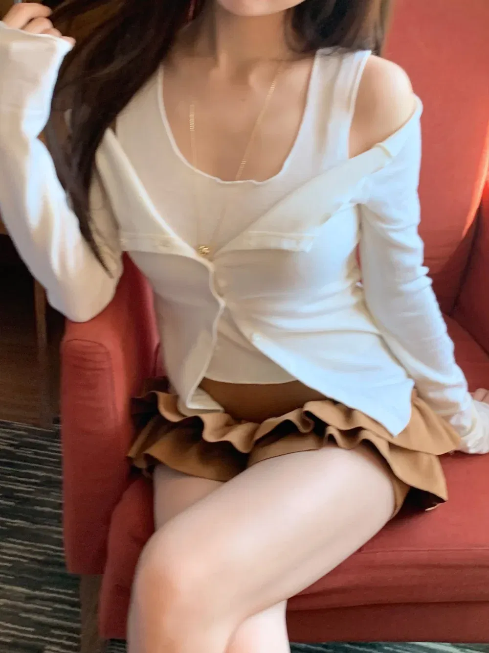 반바지 모델 착용 이미지-S1L78