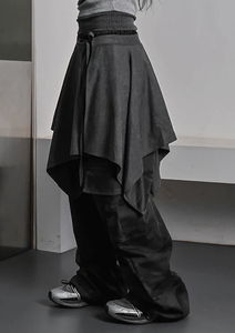 Nuttin's Unbalanced Wrap Skirt