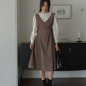 吊带真丝裙