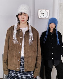 Nun Trucker Jacket *Navy Same-Day Shipping Available