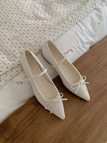 Ribbon Mary Jane Flats