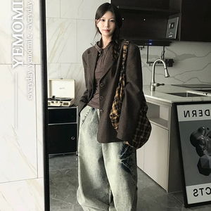 스케치 오버핏 울 자켓