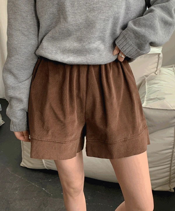 Lupensi Corduroy Banding Shorts - 3 colors