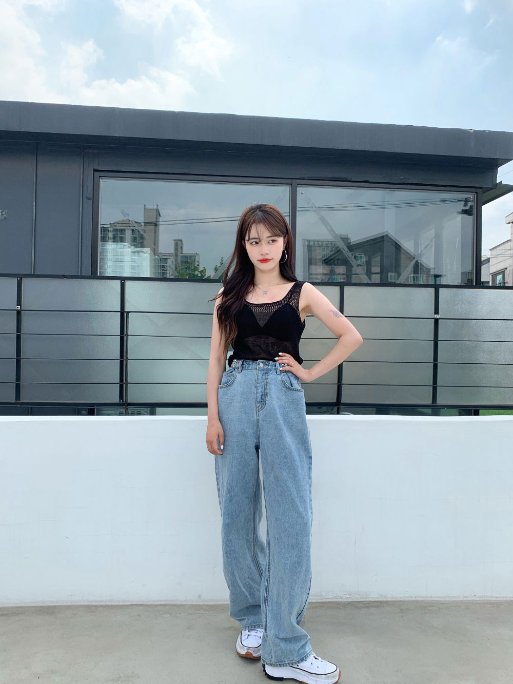 악세사리 모델 착용 이미지-S4L61