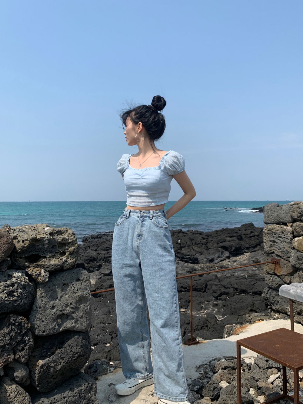 악세사리 모델 착용 이미지-S4L63