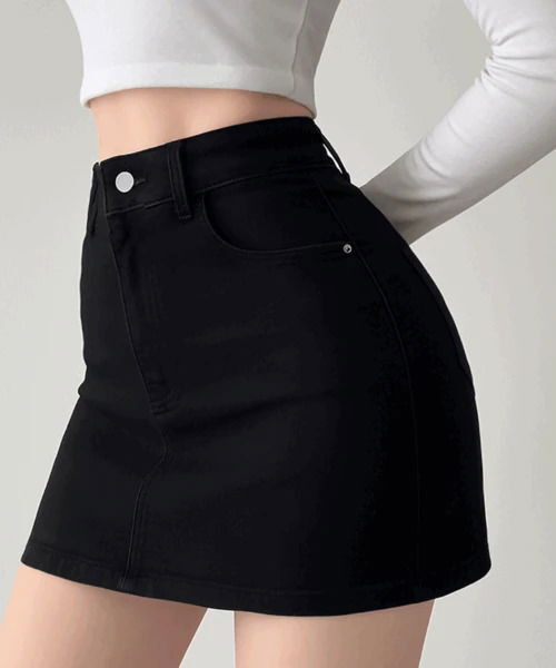 Nive All Seasons Tight Spandex Body Shaping Cotton Mini Skirt P0YP9029 (Ships Today)