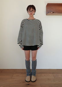 Maison Overfit Striped T-Shirt