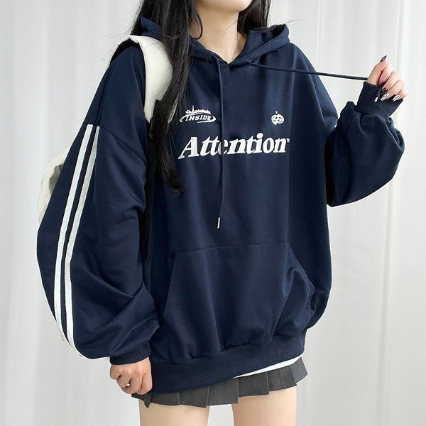 Hoodie with added Fleece-lined line