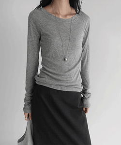 Shields Tencel Layered Long Sleeve T-Shirt