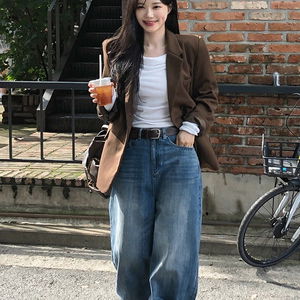 러프 빈티지 워싱 데님 팬츠