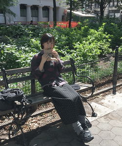 點點基本款休閒長裙