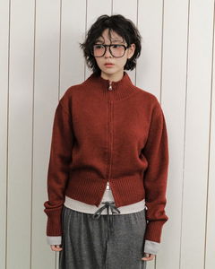 Bain Two-Way Knitwear Zip-Up