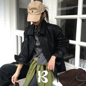 플루 레더 자켓