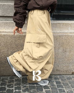 頭等艙風格鬆垮寬褲