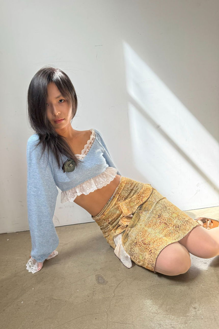 ) mirage ruffle skirt スカート