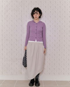 로빈 버튼업 후드 가디건 (3color)