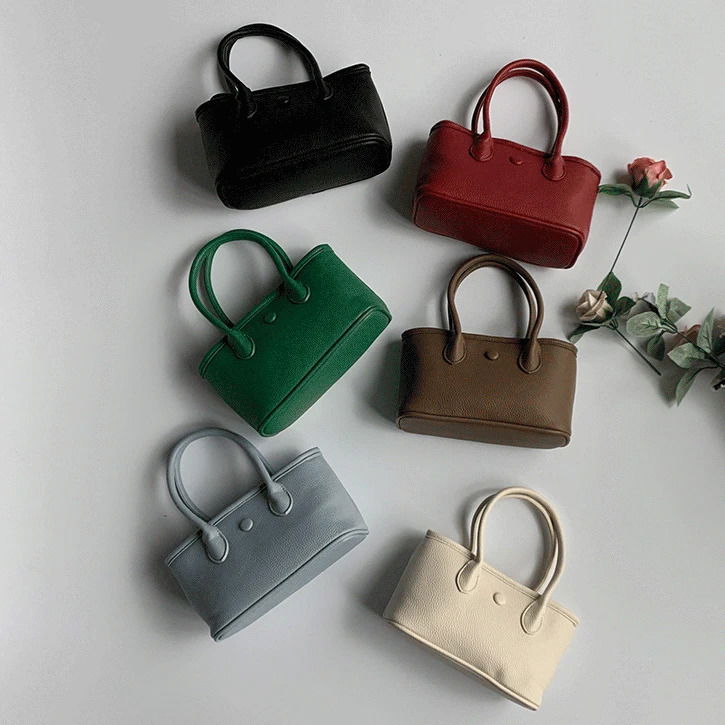 Ssagae Button 2 Mini Tote Bag & Crossbody Bag