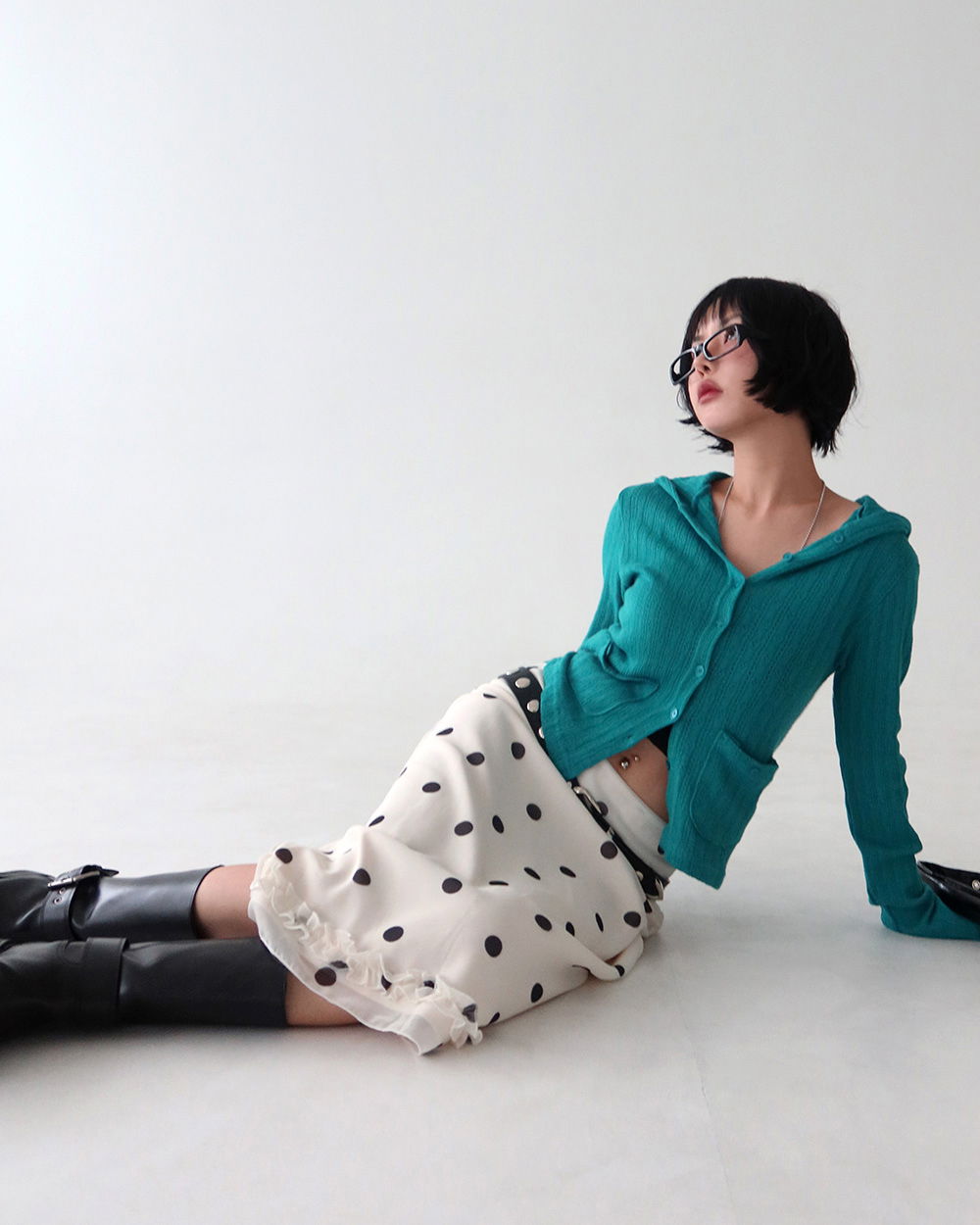 드레스 모델 착용 이미지-S1L61