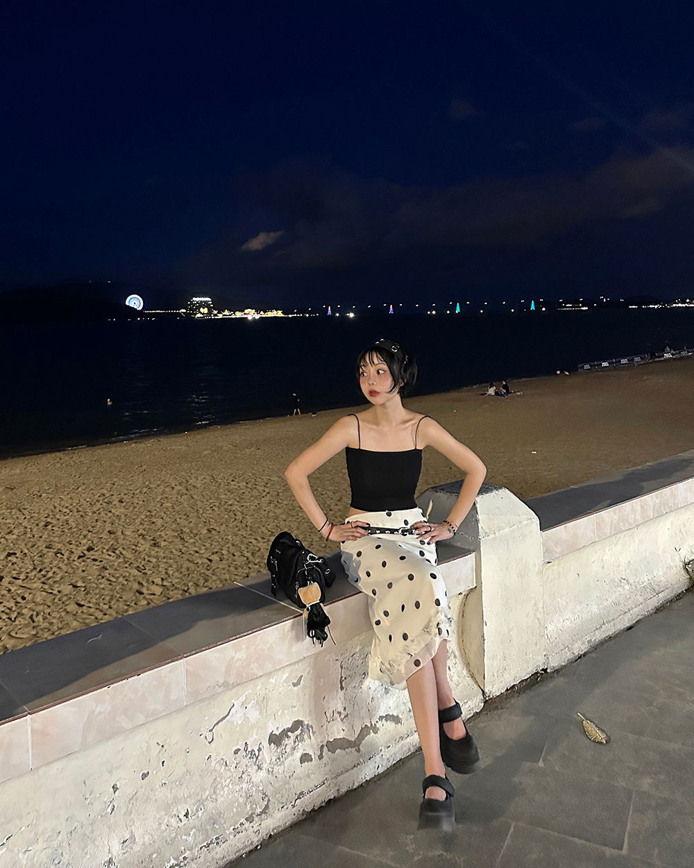 드레스 모델 착용 이미지-S1L76