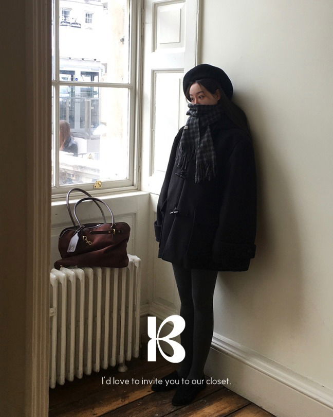 West hood tteokbokki midi coat