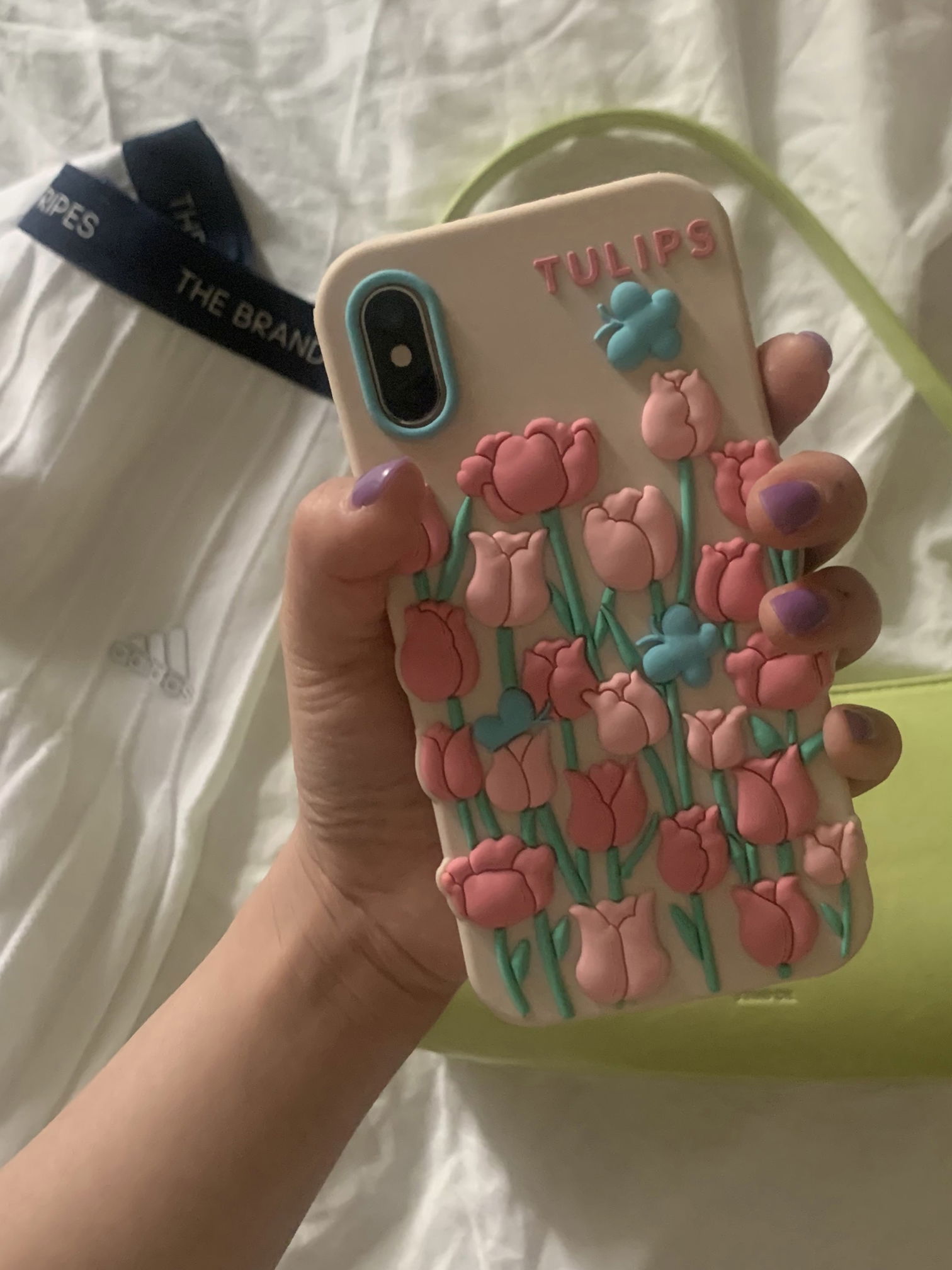 tulip silicone phone case スマートフォンケース