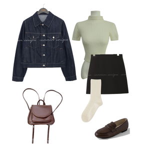 codicontest,Autumn,Casualstyle,Coolgirl,Skirt,fall 코디
