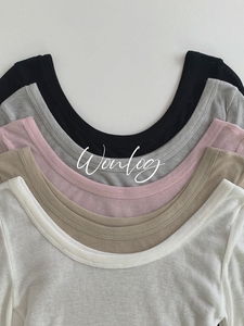 #ONEDAY WONT Deep Wool Off-Shoulder Tee