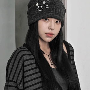 헤클렌 버튼 비니