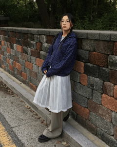 Mer Pleated Layered Skirt