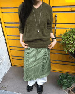 Praline Dot Midi Skirt