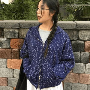 플로랑뗑 잔꽃 후드 집업 (3color)
