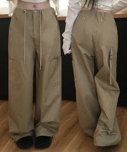 Jaren Rivet Carpenter String Wide Pants - 2 colors