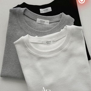 Warm Peach Fleece-lined Short Sleeve T-Shirt - 3 Colors