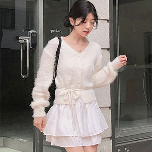 셈버 캉캉 플레어 미니 스커트