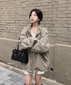 短版寬鬆休閒夾克