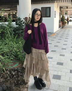 르 쉬어 도트 스카프 (2color) *블랙 당일 발송 가능