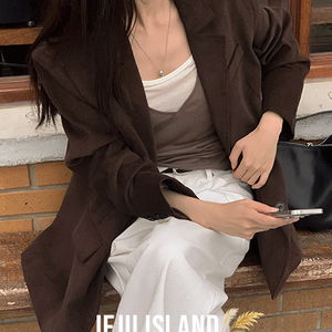 래미티 코듀로이 싱글 루즈핏 자켓 84265