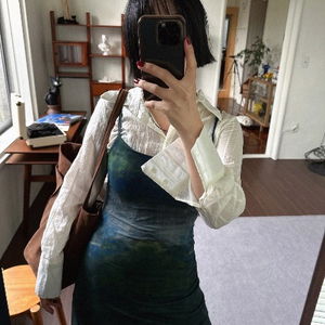吊带真丝裙