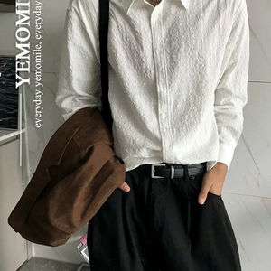 에센 코튼 체크 셔츠