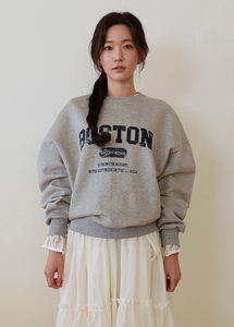 Sweatshirt Fleece-lined Boxy