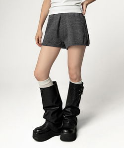 Hinuden Basic Knitwear Banded Shorts