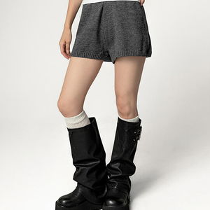 히누덴 베이직 니트 밴딩 숏 팬츠 BASIC KNIT BANDED SHORTS