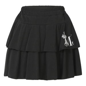 SAHARA LEOPARD CROSS TIERED SKIRT (2Color) 사하라 호피 십자가 티어드 스커트 (2컬러)